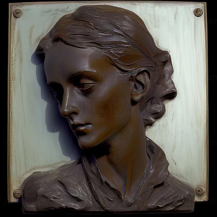 3D model Charles Webster Hawthorne American artist (STL)